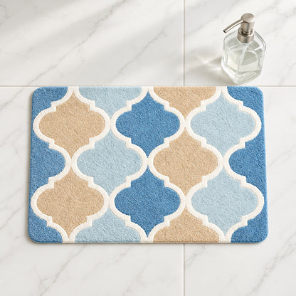 Moroccan Tiles Tufted Bath Mat