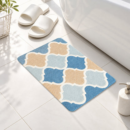 Moroccan Tiles Tufted Bath Mat