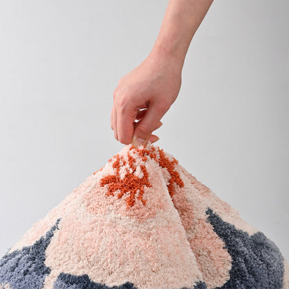 Feblilac Single Peony Tufted Bath Mat