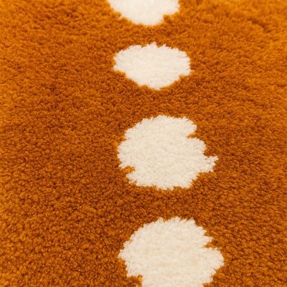 Feblilac Gingerbread Man Tufted Bath Mat