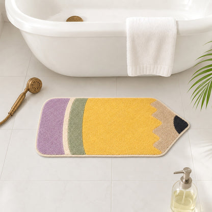 Feblilac Pencil Tufted Bath Mat