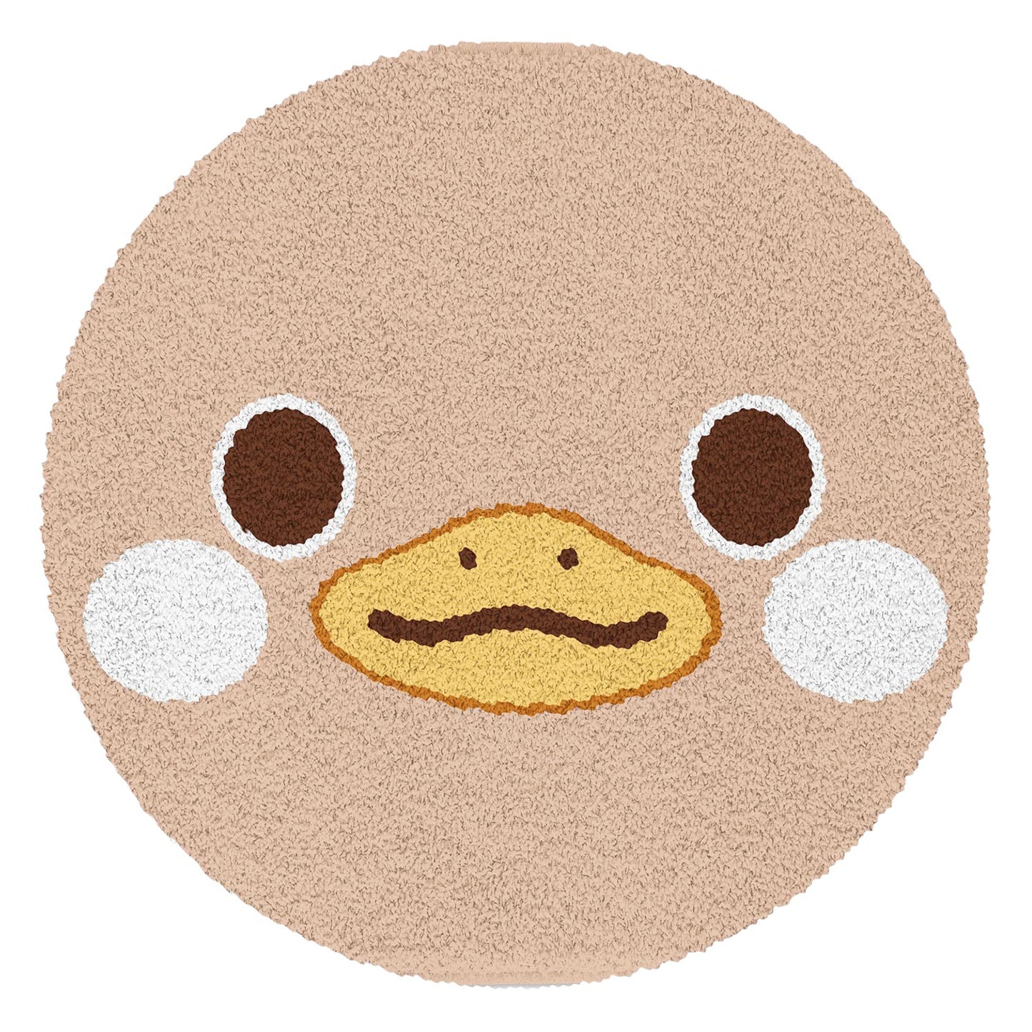 Feblilac Cute Duck Round Tufted Bath Rug Mat