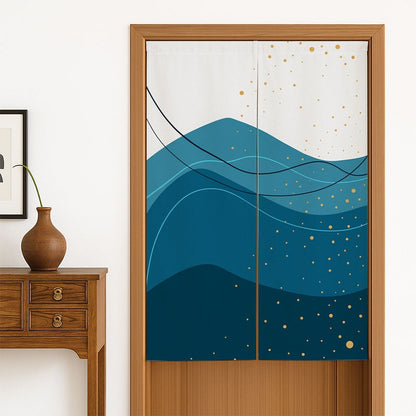 Feblilac Watercolor Elegance Door Curtain