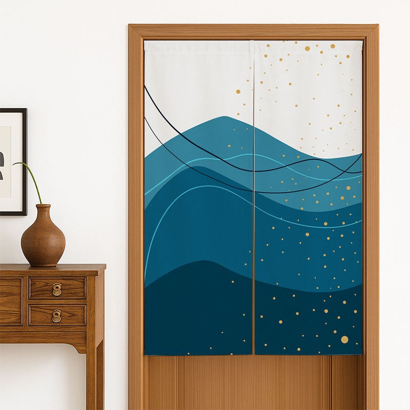 Feblilac Watercolor Elegance Door Curtain