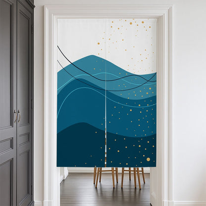 Feblilac Watercolor Elegance Door Curtain