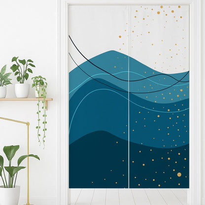 Feblilac Watercolor Elegance Door Curtain
