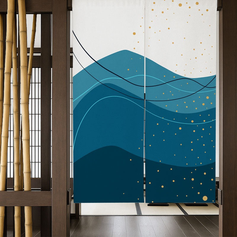 Feblilac Watercolor Elegance Door Curtain