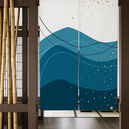 Feblilac Watercolor Elegance Door Curtain