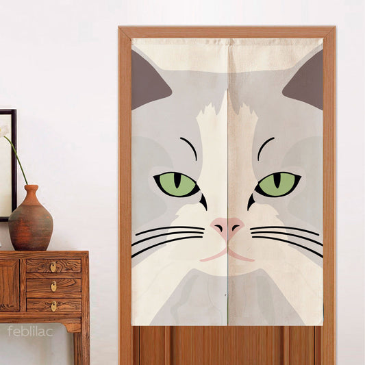 Feblilac Custom Cat Mat Door Curtain