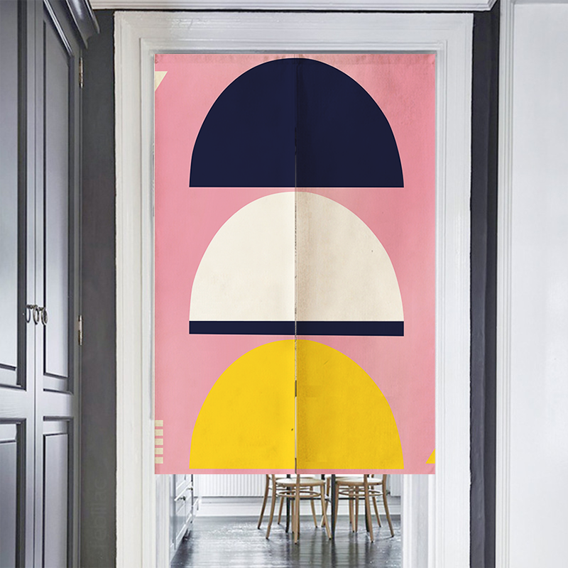 Feblilac Three Semicircles Door Curtain - view 2