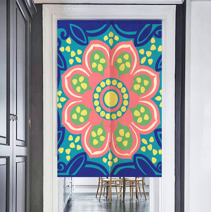 Feblilac Bohemian Lotus Door Curtain