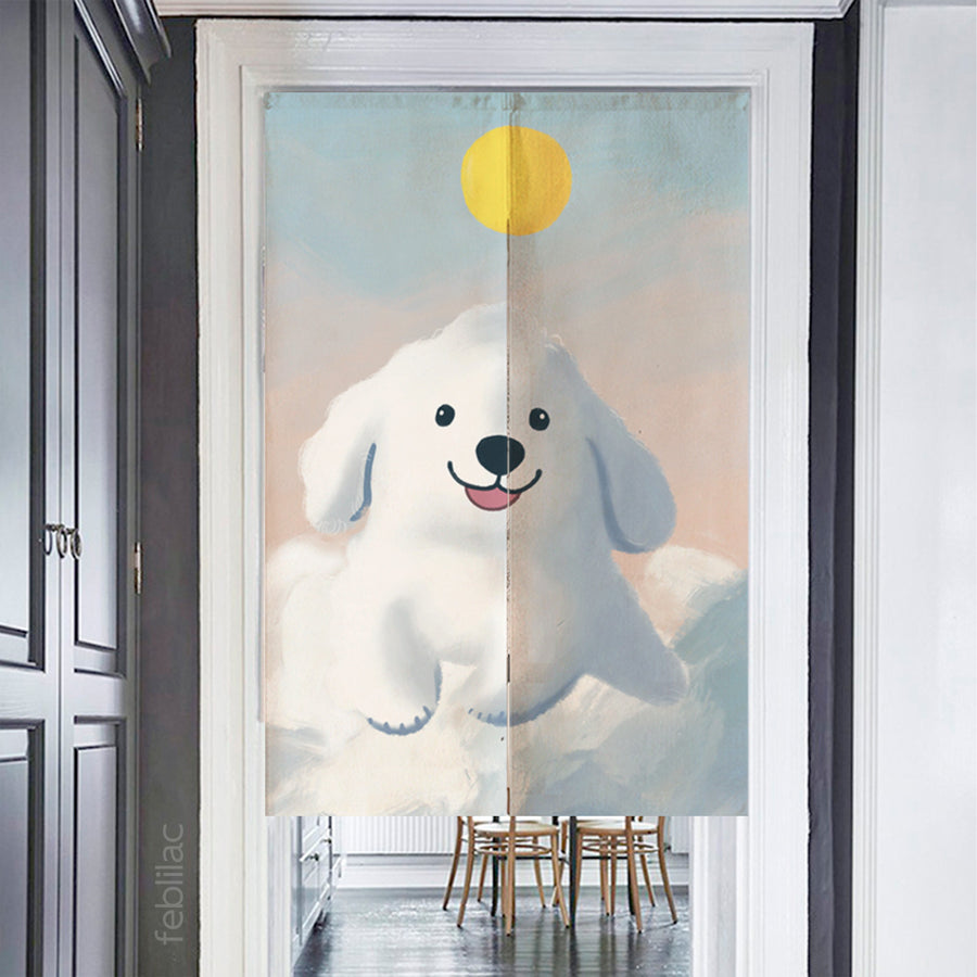 Feblilac Cloud Dog Door Curtain - view 3