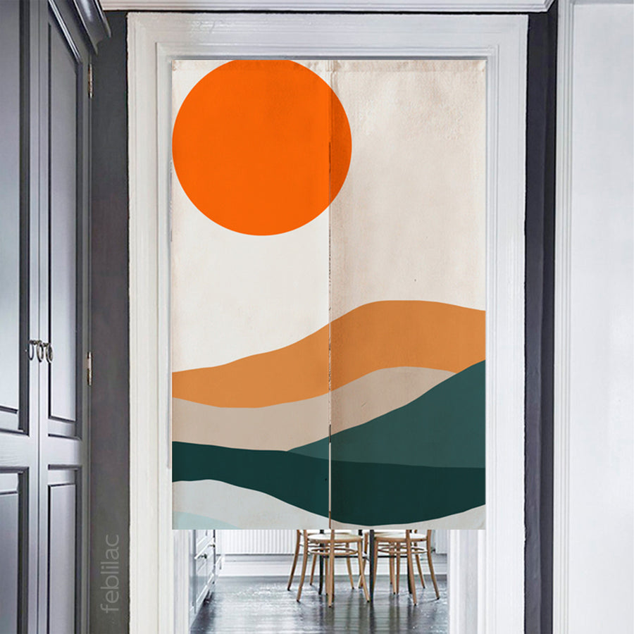Feblilac Blue Mountains Door Curtain - view 2