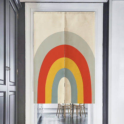 Feblilac Super Big Rainbow Door Curtain