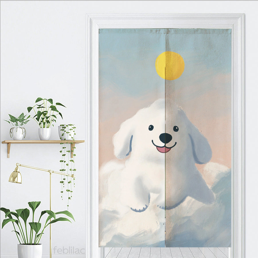 Feblilac Cloud Dog Door Curtain - view 4