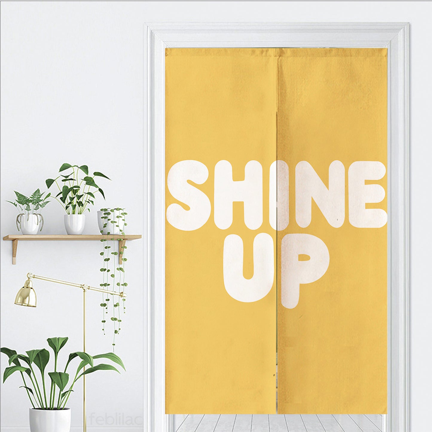 Feblilac Shine UP Door Curtain