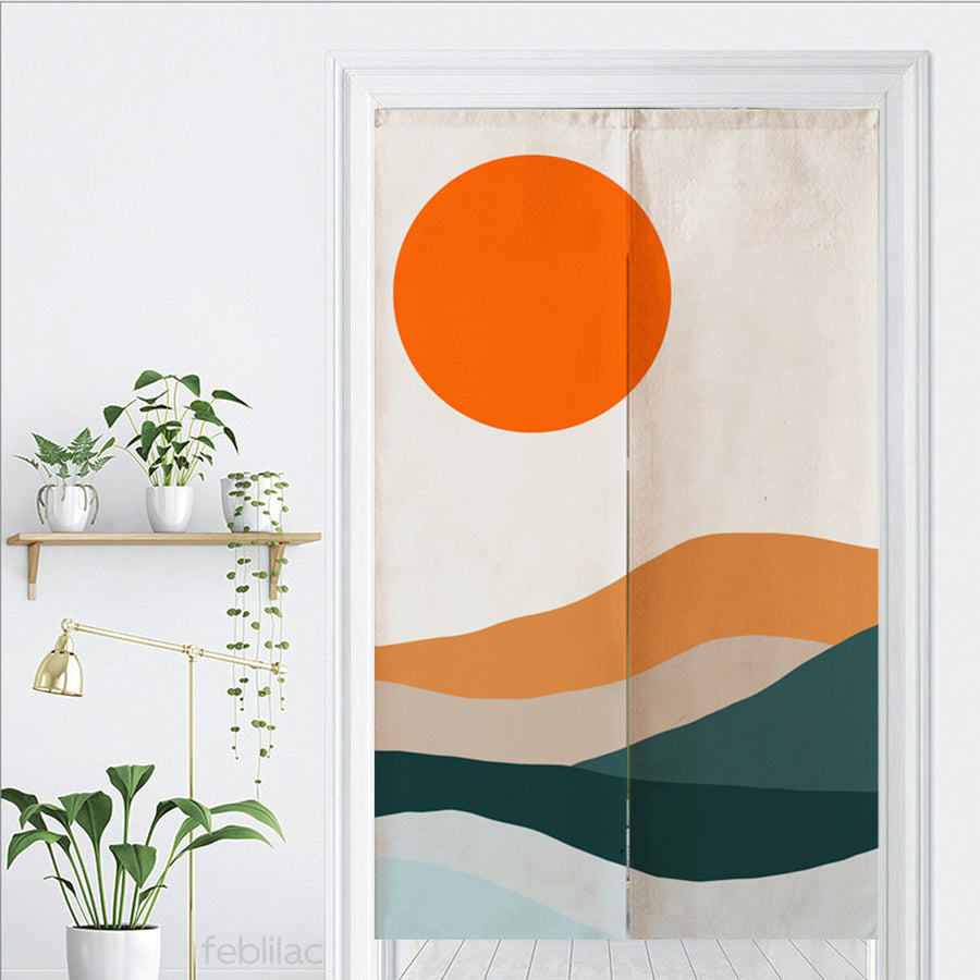 Feblilac Blue Mountains Door Curtain - view 3