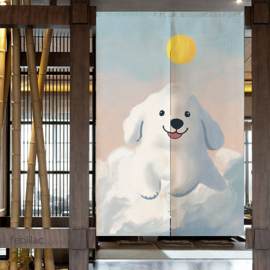 Feblilac Cloud Dog Door Curtain - view 2
