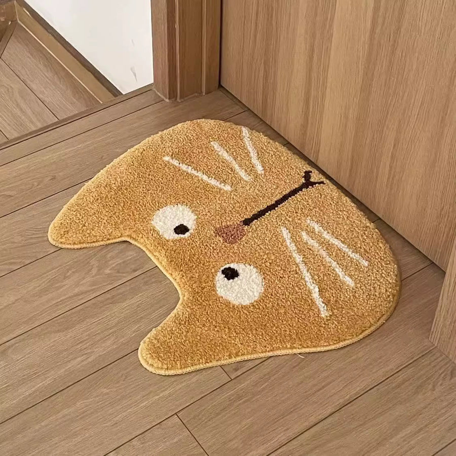 Feblilac Cute Cat Tufted Bath Mat - view 4
