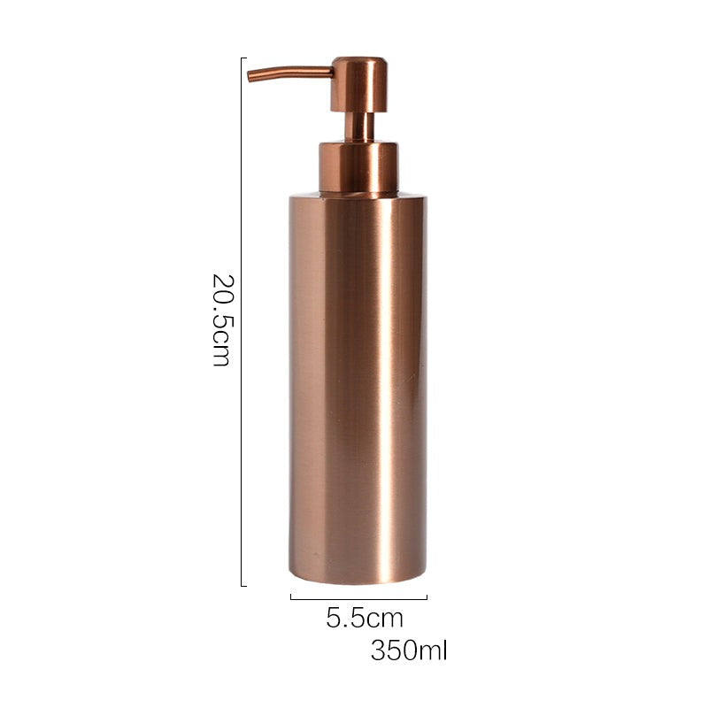 Stainless Steal Soap Dispenser, Iron Pump Bottle for Liquid Soap