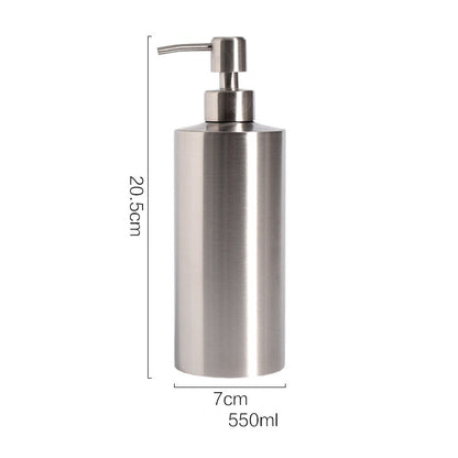 Stainless Steal Soap Dispenser, Iron Pump Bottle for Liquid Soap