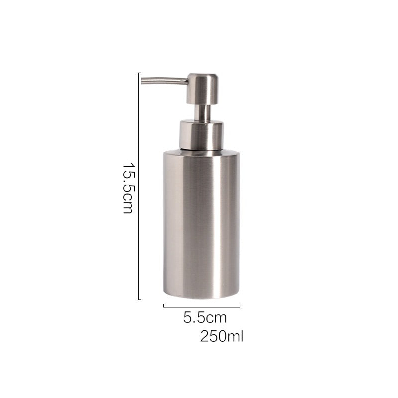 Stainless Steal Soap Dispenser, Iron Pump Bottle for Liquid Soap