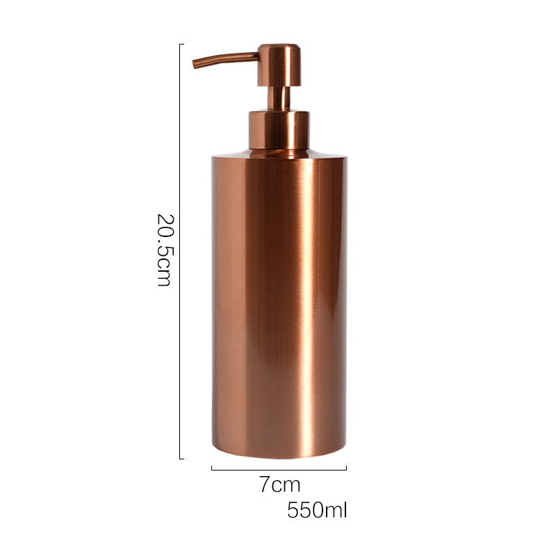 Stainless Steal Soap Dispenser, Iron Pump Bottle for Liquid Soap