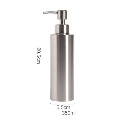 Stainless Steal Soap Dispenser, Iron Pump Bottle for Liquid Soap