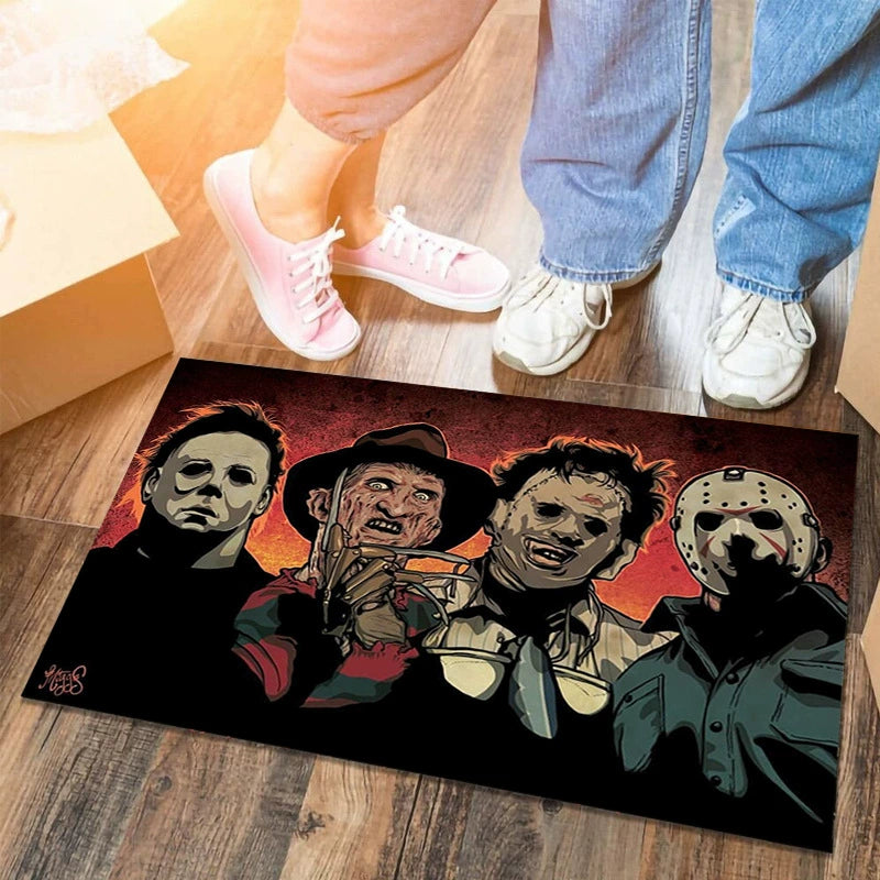 Feblilac Halloween 4 Men PVC Coil Door Mat