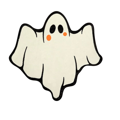 Feblilac Cute Ghost Kid Halloween Tufted Bath Mat