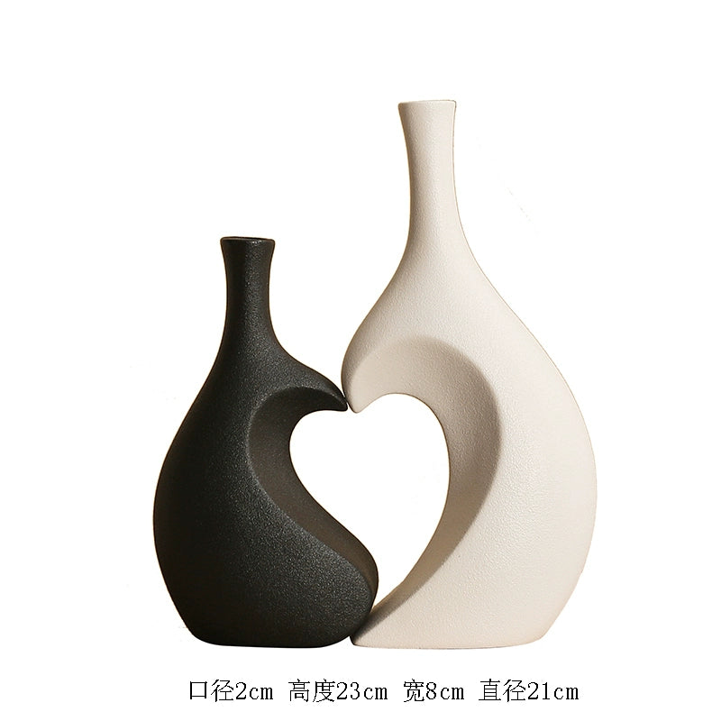 Feblilac Vase High-end Housewarming Gift Living Room Luxury Simulation Flower Chinese Decoration Ornament - view 44