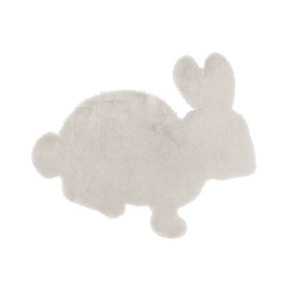 Feblilac Solid Easter Rabbit Tufted Bath Mat