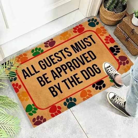 Feblilac Fun Dog Paw PVC Coil Door Mat