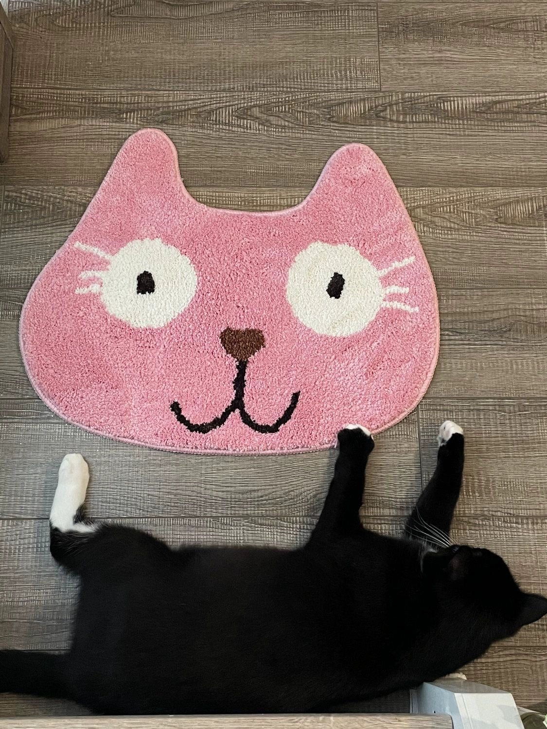 Feblilac Cute Cat Tufted Bath Mat - view 17