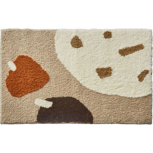 Feblilac Tiramisu Tufted Bath Mat