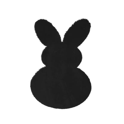 Feblilac Solid Easter Rabbit Tufted Bath Mat