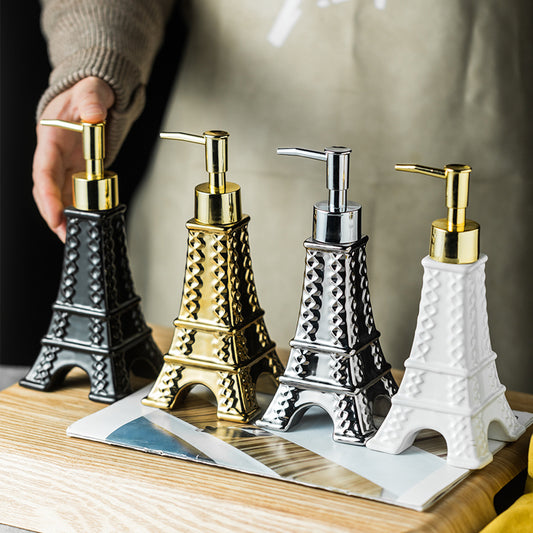Ceramic Eiffel Tower Soap Dispenser