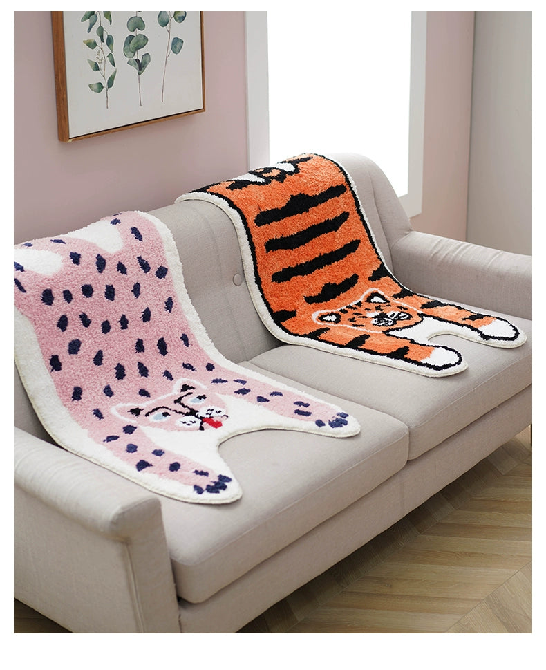 Feblilac Pink Panther Tufted Bath Mat