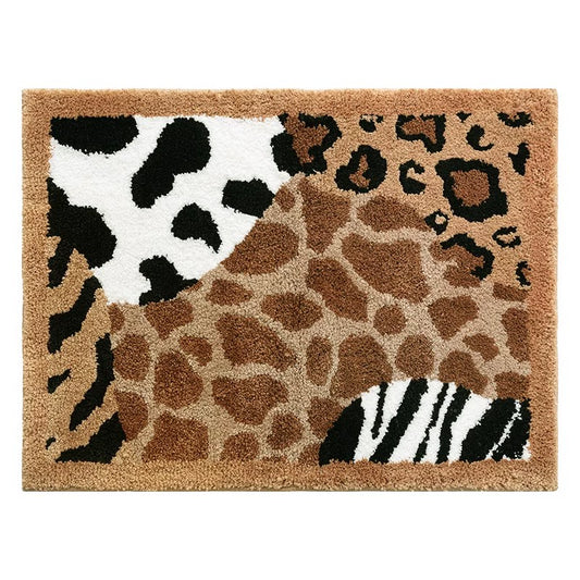 Feblilac Easter Beast World Tufted Bath Mat