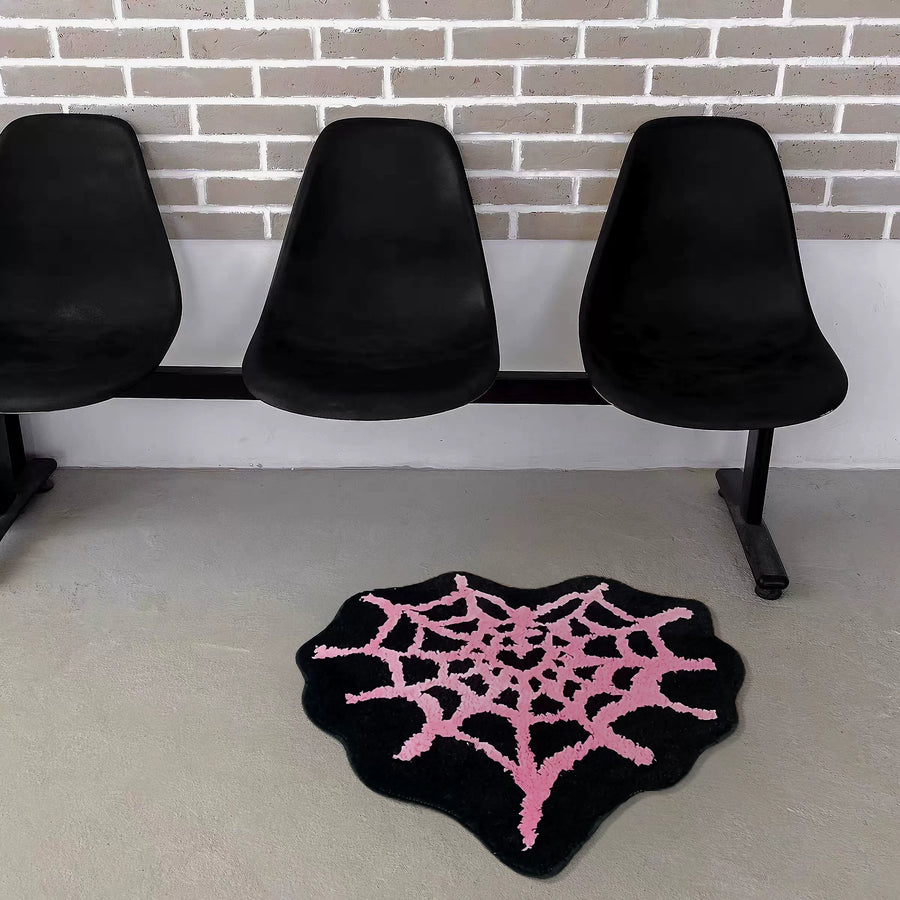 Feblilac pink heart Tufted Bath Mat - view 3