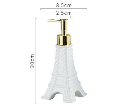 Ceramic Eiffel Tower Soap Dispenser