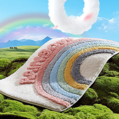 Rainbow Bath Mat  - Vibrant and Fresh Bathroom Rug