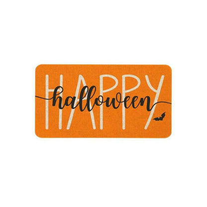 Feblilac Happy Halloween Horror PVC Coil Door Mat