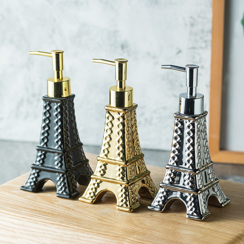 Ceramic Eiffel Tower Soap Dispenser - view 2