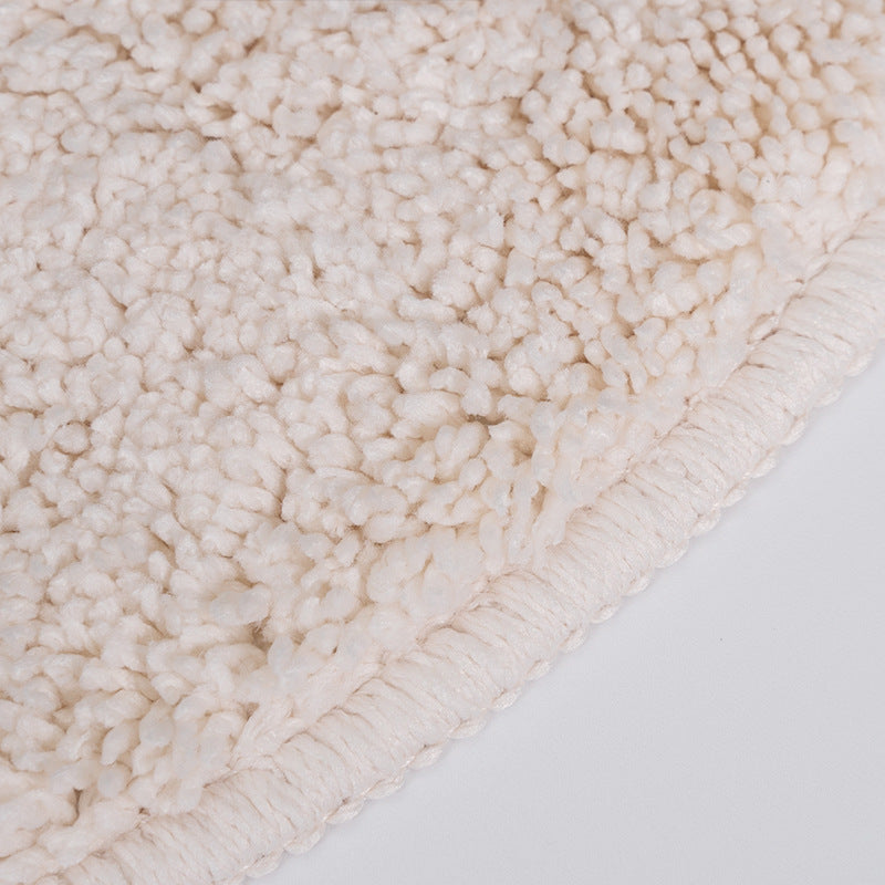 Feblilac BATH Letter Bath Mat, Simple Black and White Typography Bathroom Rug, Soft Flush Non-Slip Water Absor - view 3