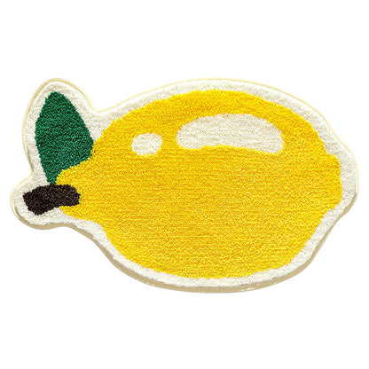 Feblilac Fruit Lemon Tufted Bath Mat