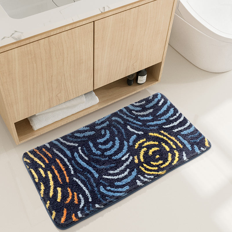 Line of Starry Night Bath Mat, Van Gogh Home Decor - view 2