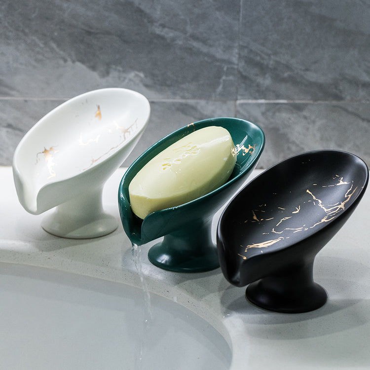 Feblilac Ceramic Elegant Soap Holder for Bathroom