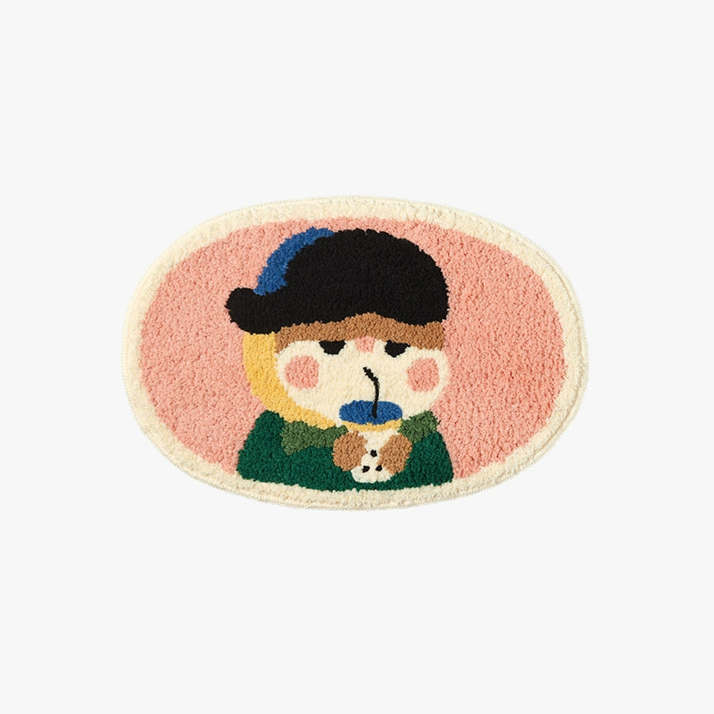 Feblilac Cute Van Gogh Tufted Bath Mat - view 2