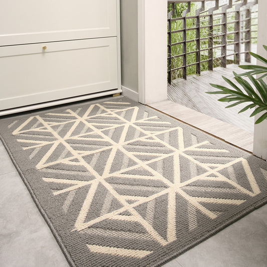 Feblilac Monet Home Entry Door Mat, Home Door Porch, Dust Removal and Wear-resistant Door Mat, Simple Water-absorbing and Non-slip Carpet